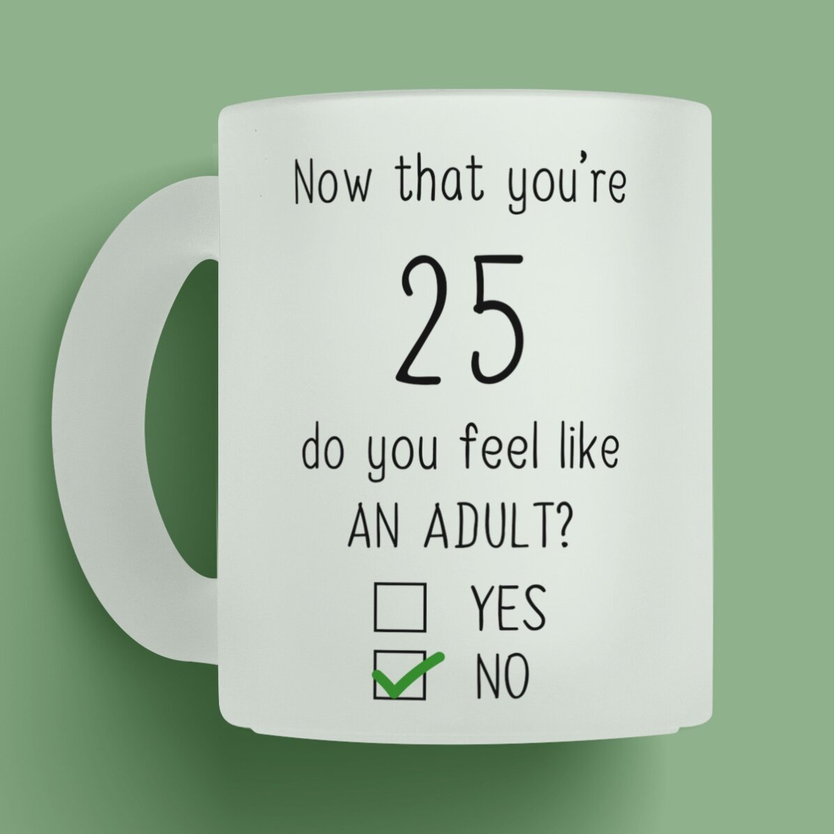 Cană mată personalizată cu mesaj - Zi de naștere