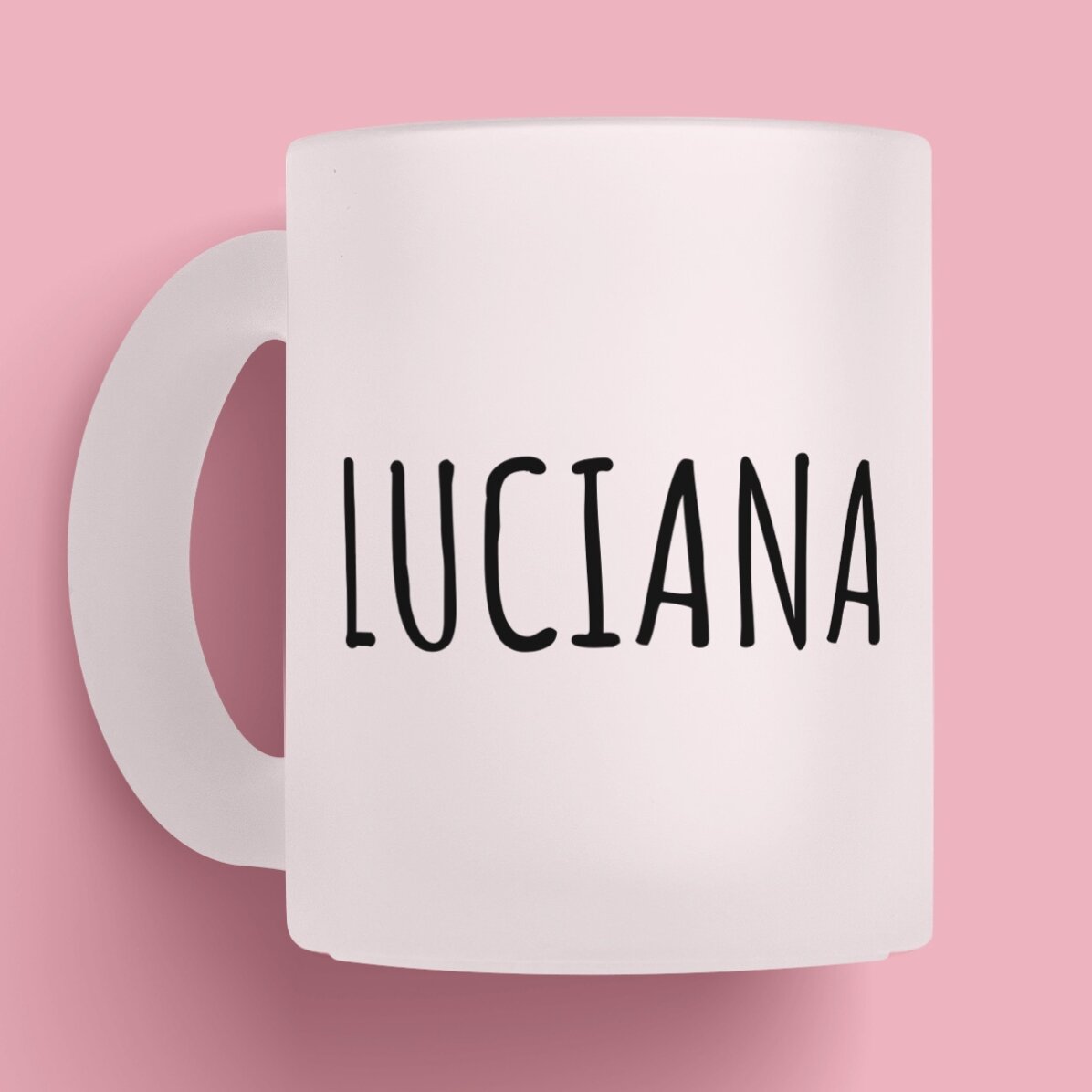 Cană mată personalizată cu nume