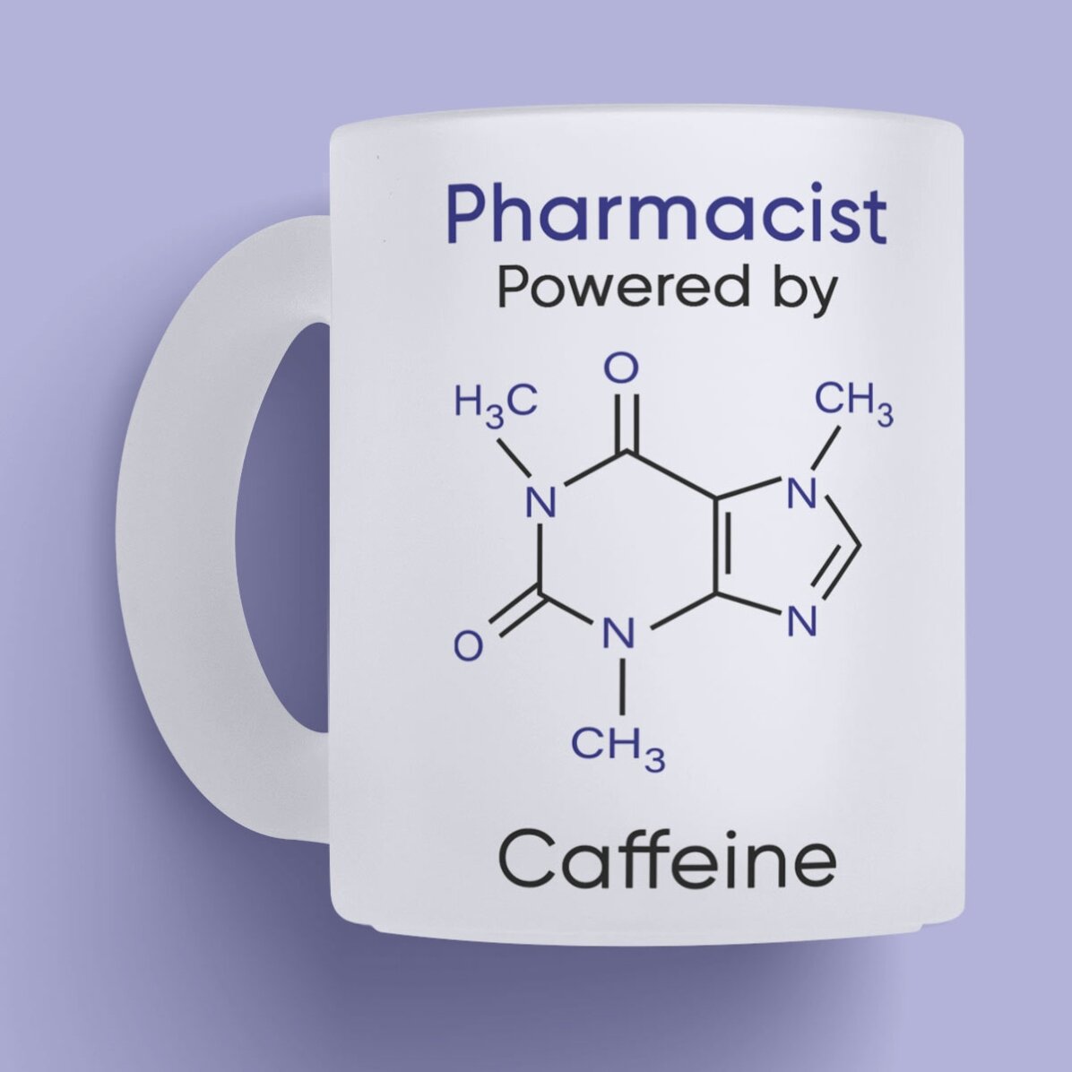 Cană mată personalizată cu text - Farmacist