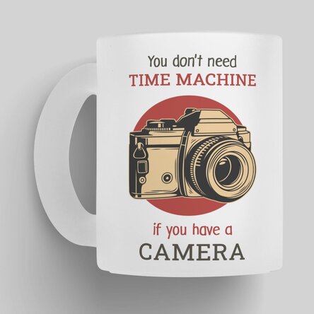 Cană mată personalizată cu text - Fotograf