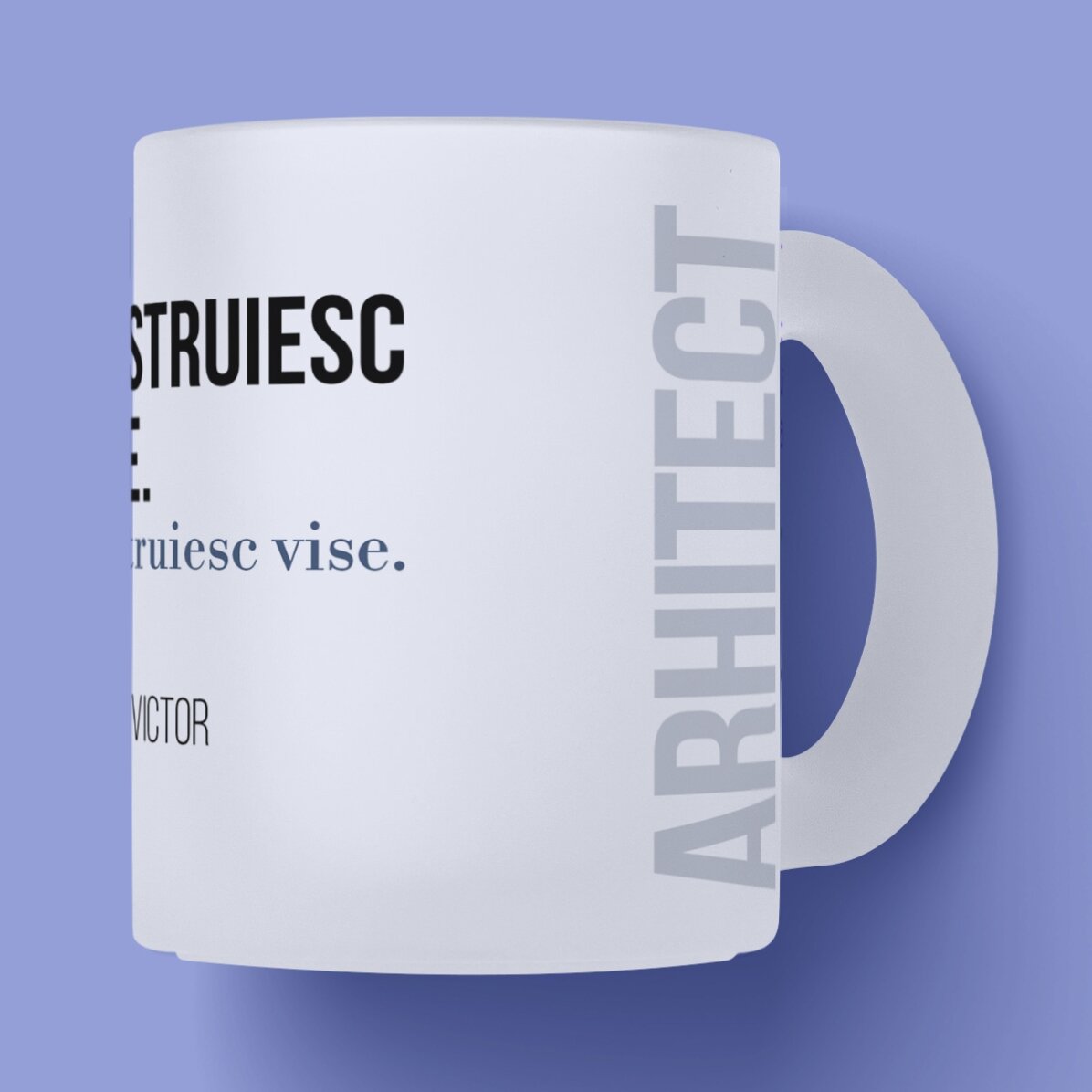 Персонализирана чаша с текст за архитекти