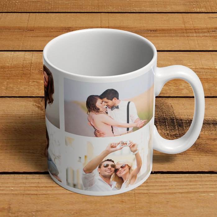 Cană personalizată cu 6 poze love 