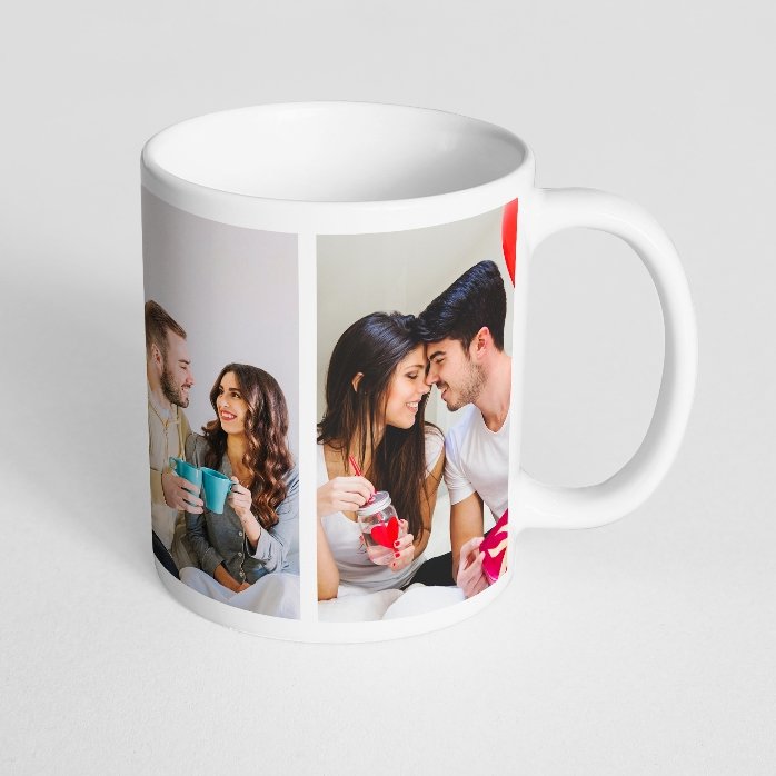 Cană personalizată cu 4 poze