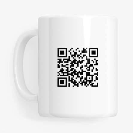 Cană personalizată cu cod QR