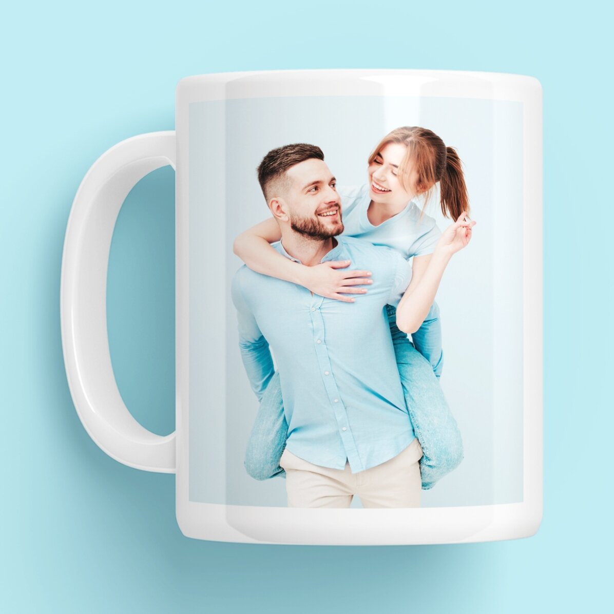 Cană personalizată cu 2 poze