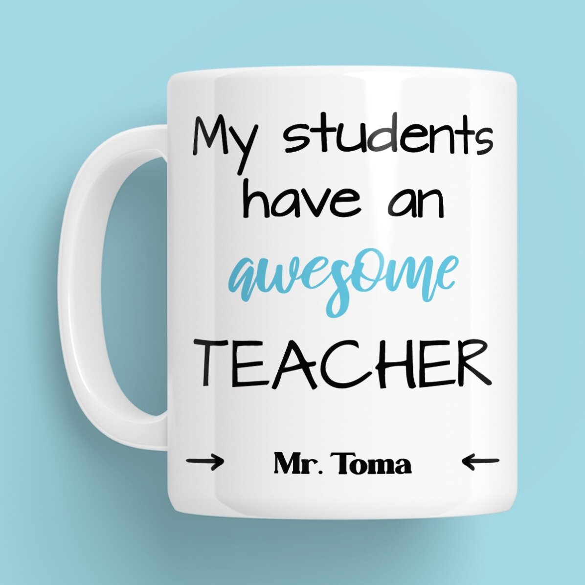 Cană personalizată cu mesaj - Awesome