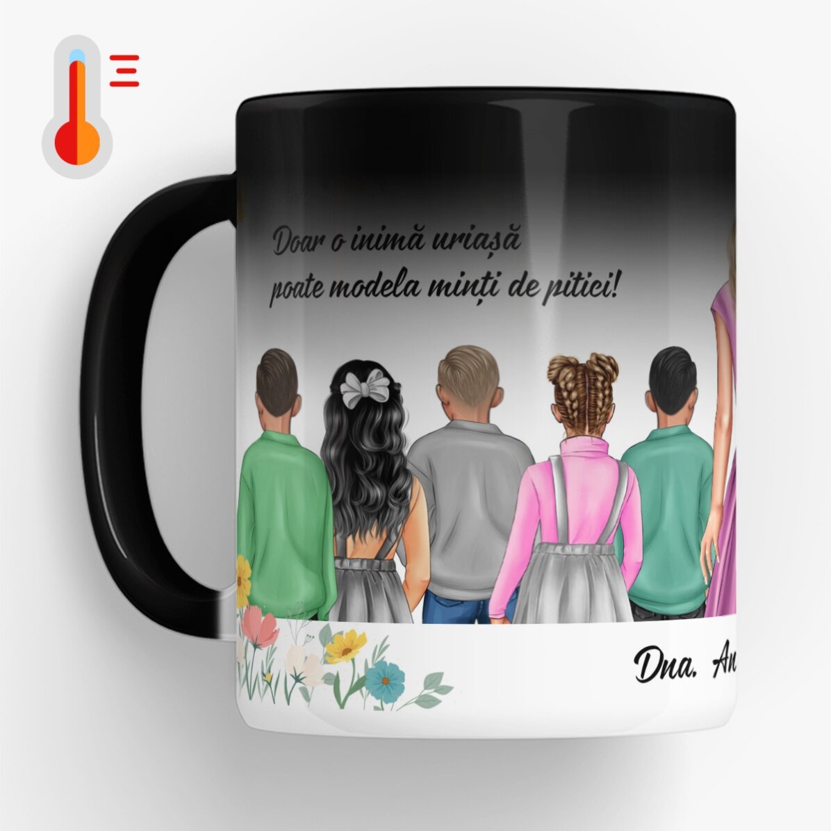 Cană personalizată cu mesaj - Doamna educatoare