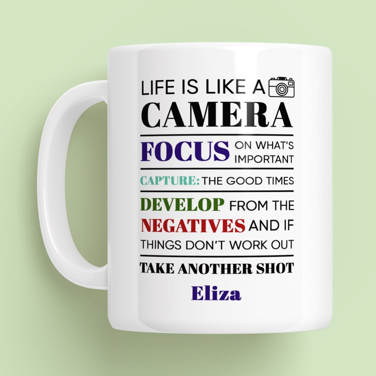 Cană personalizată cu mesaj - Fotograf