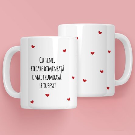 Cană personalizată cu mesaj - Love