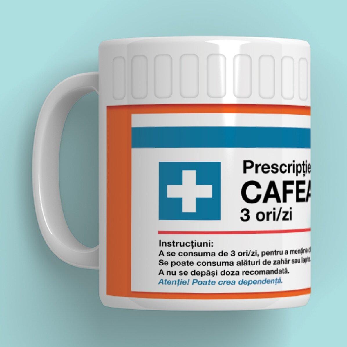Cană personalizată cu mesaj - Prescripție
