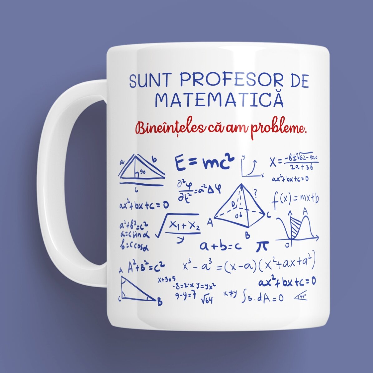 Cană personalizată cu mesaj - Profesor de Matematică 