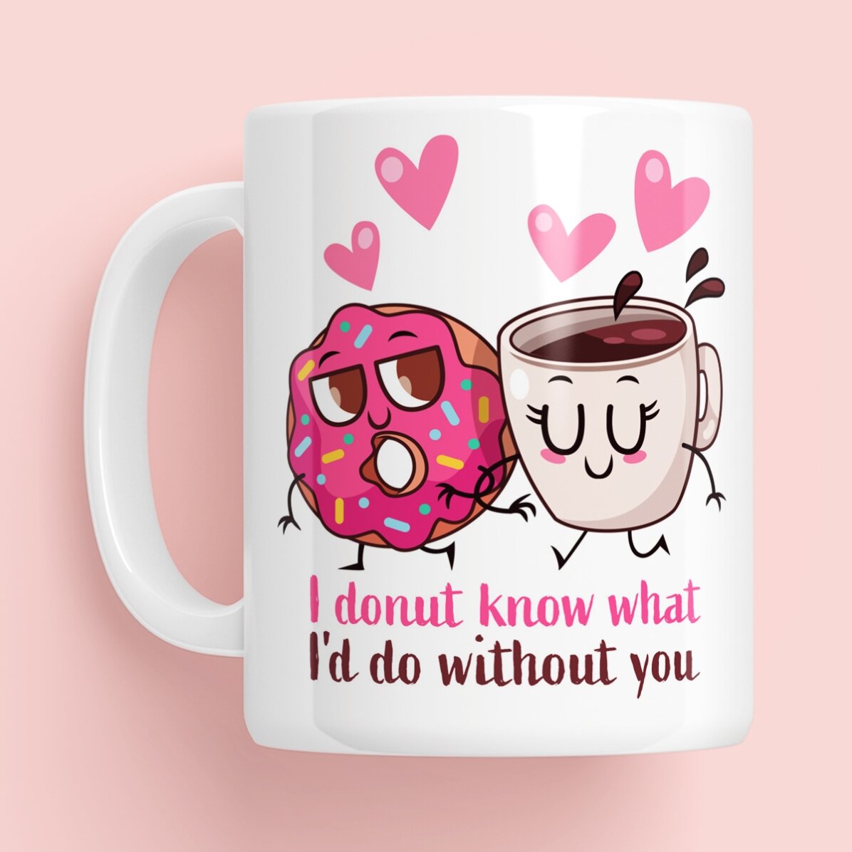 Cană personalizată cu nume - Doughnut Love