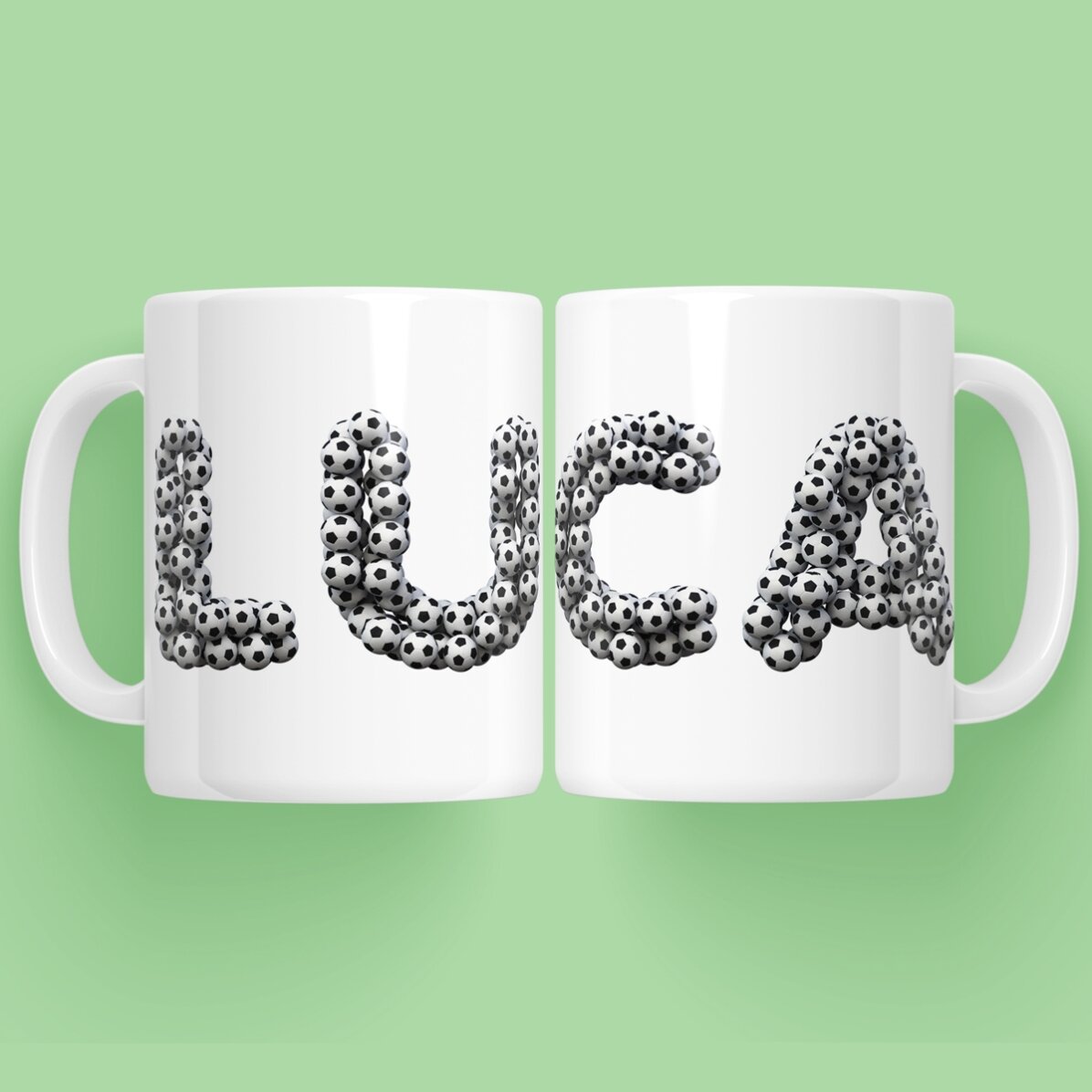 Cană personalizată cu nume - Fotbal