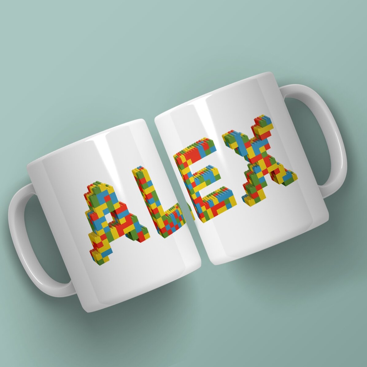 Cană personalizată cu nume - Lego