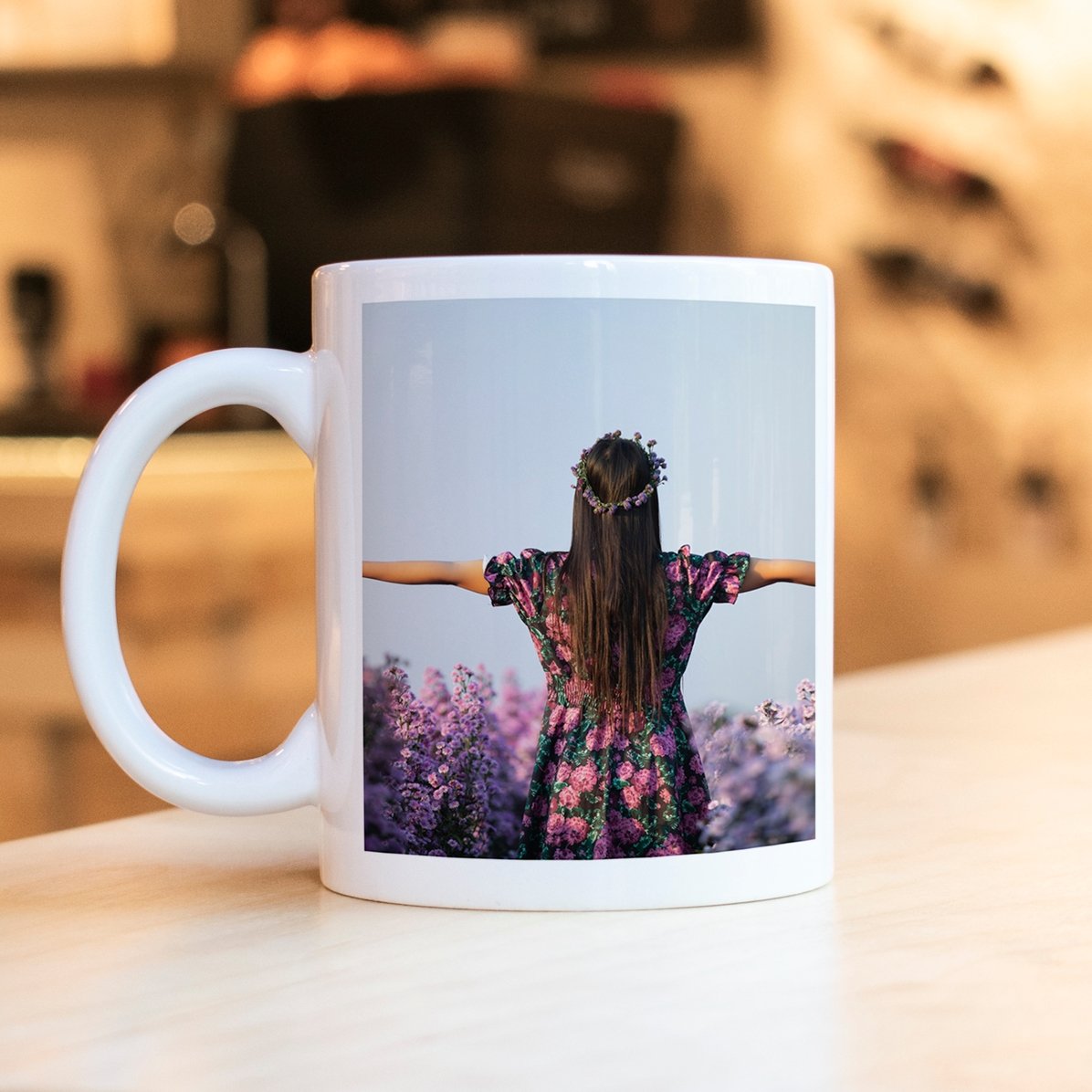 Cană personalizată cu o poză și text