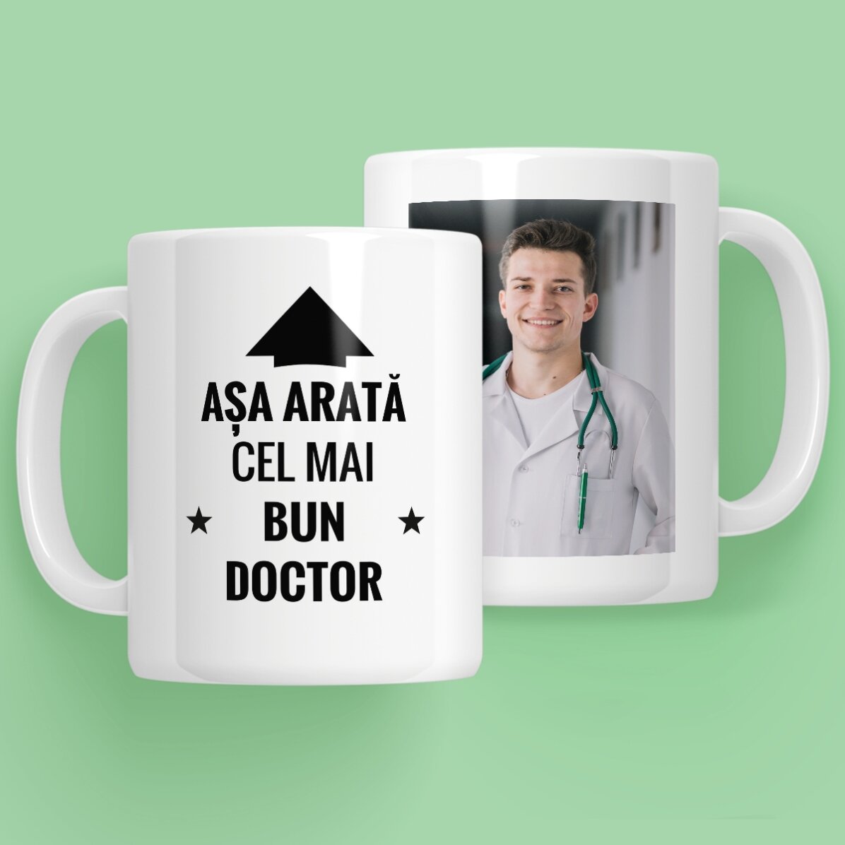 Персонализирана чаша с снимка и текст - Ето как изглежда