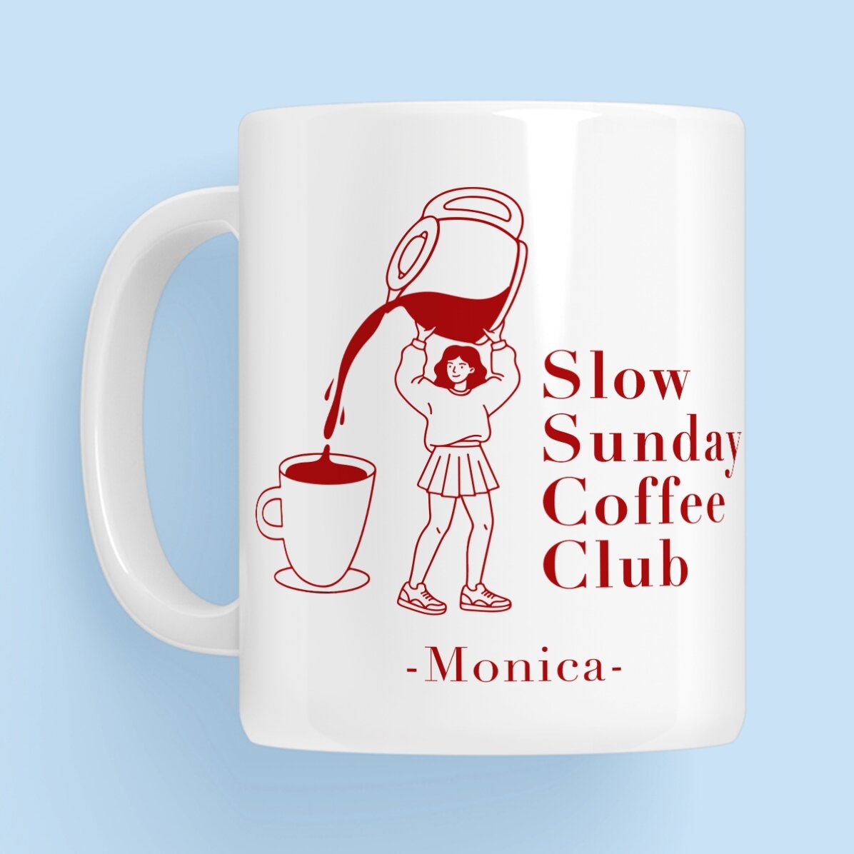 Персонализирана чаша с надпис - Coffee Club