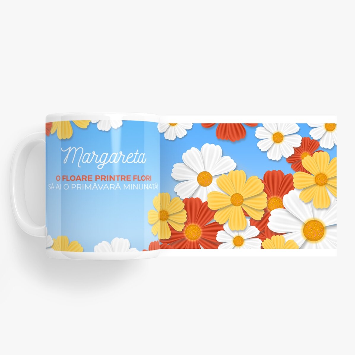 Cană personalizată cu text - Margarete