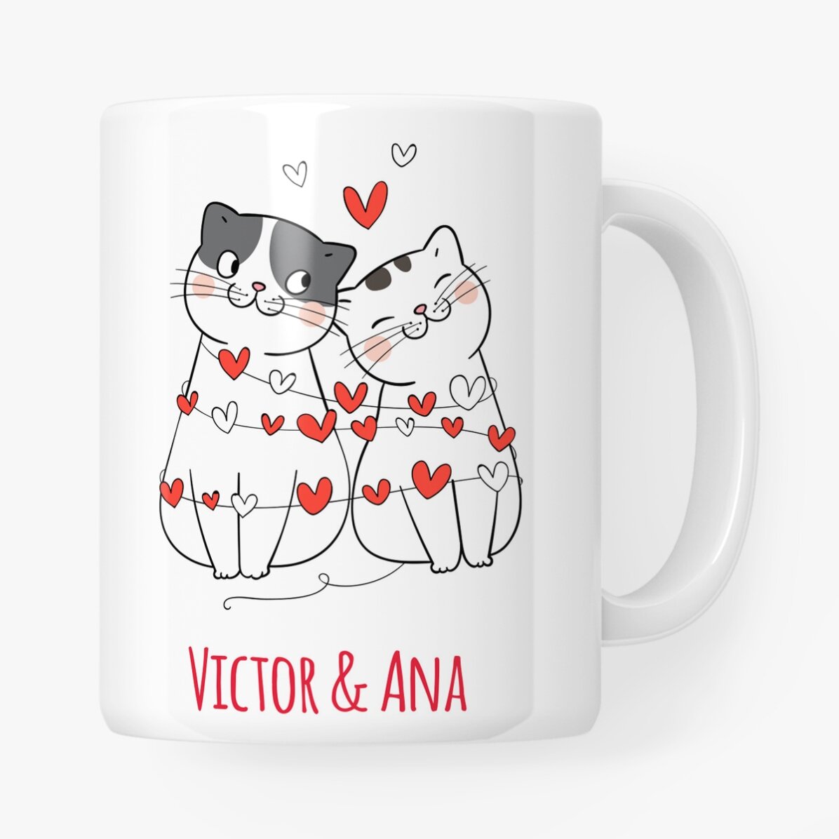 Cană personalizată cu text - Pisicuțe