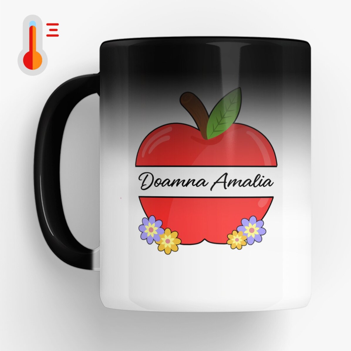 Cană termosensibilă personalizată cu text - Profesori