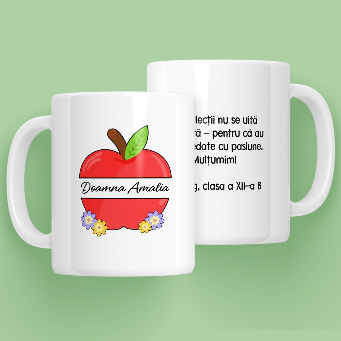 Cană personalizată cu text - Profesori