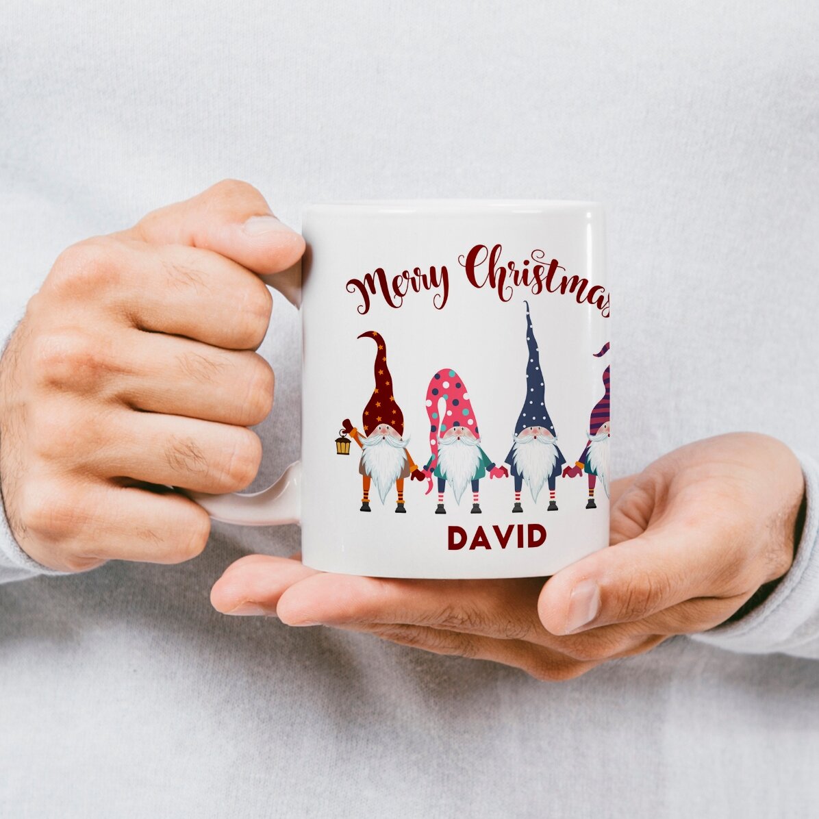 Cană personalizată cu text - Santa is coming