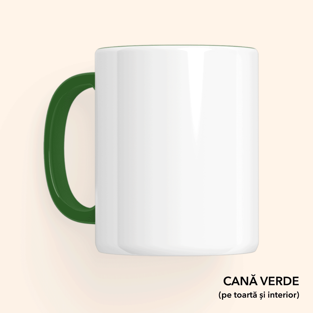 Cană personalizată cu text și 7 poze - Moș Crăciun