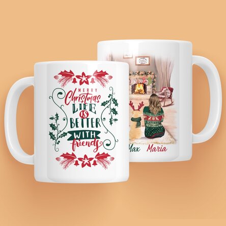 Cană personalizată cu text - Winter