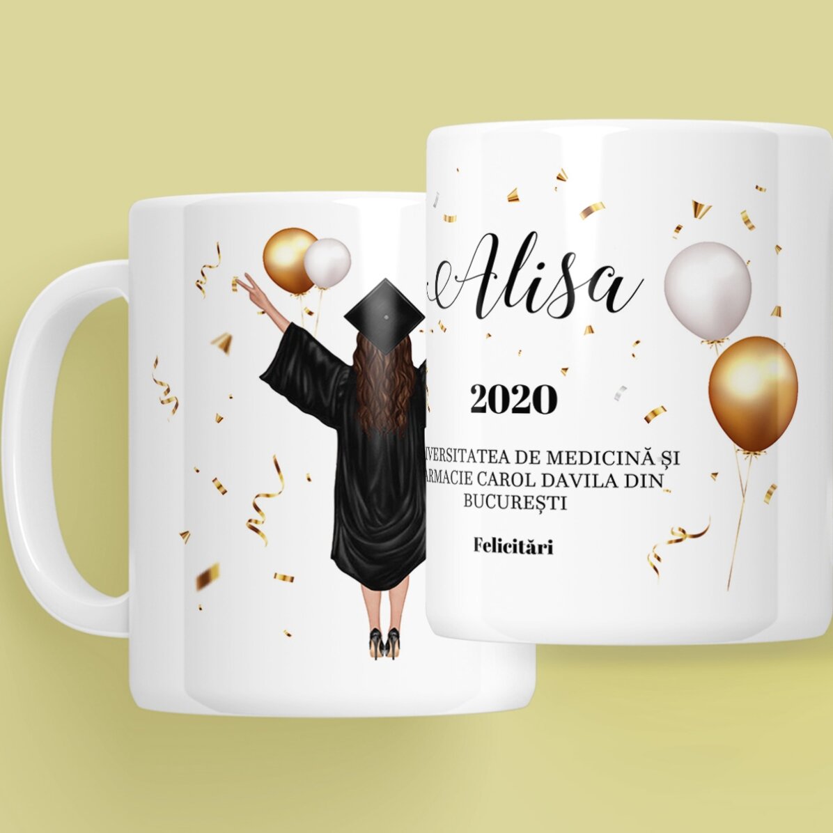 Cană personalizată - De absolvire