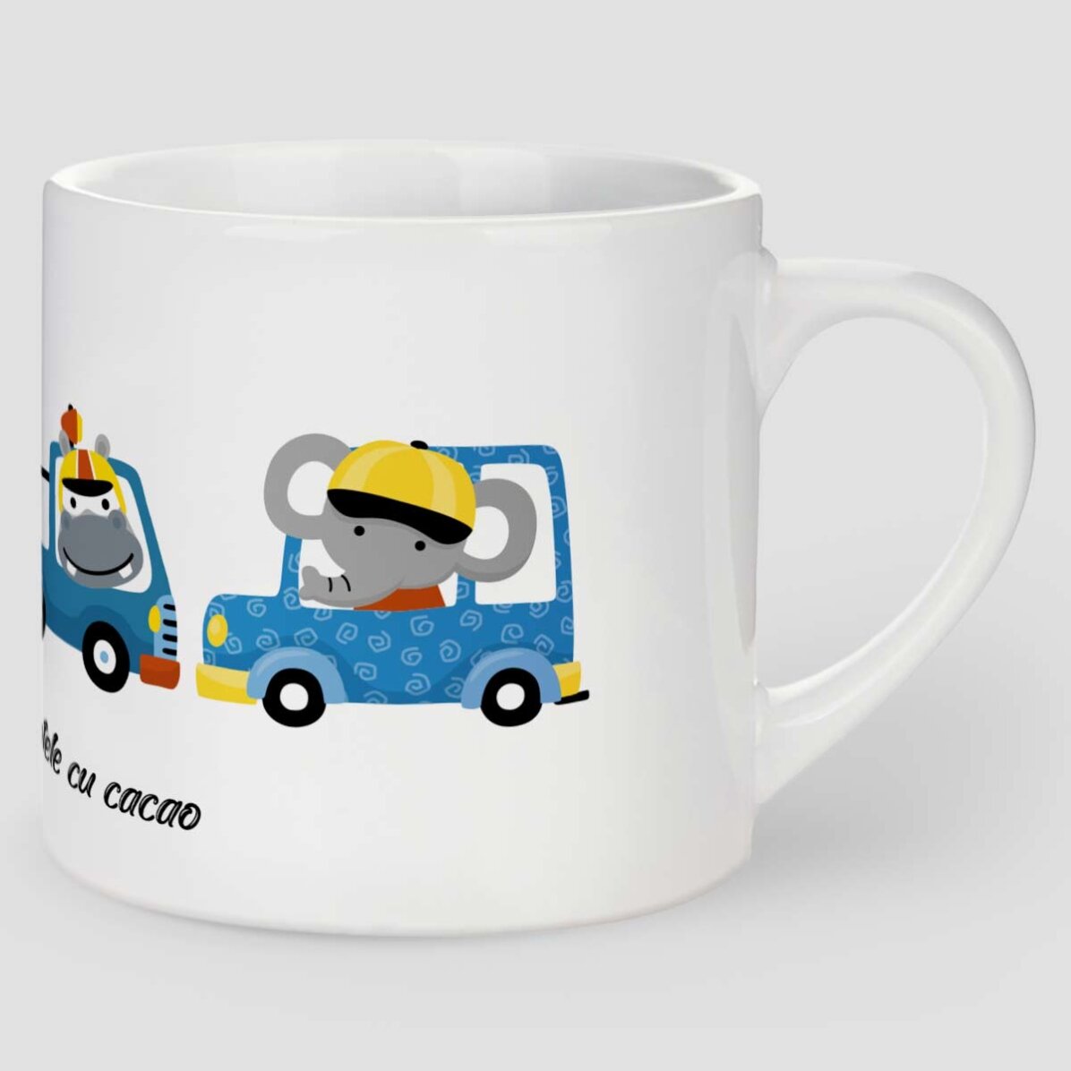 Cană personalizată pentru copii cu text - Trenuleț