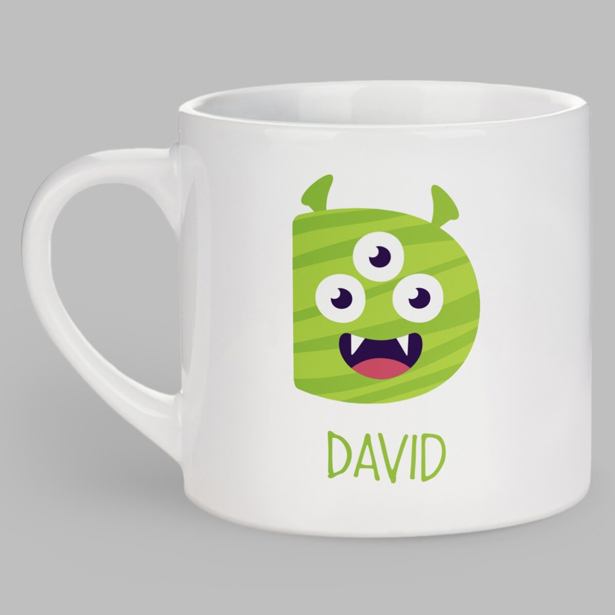 Cană personalizată pentru copii cu nume - Monstruleț