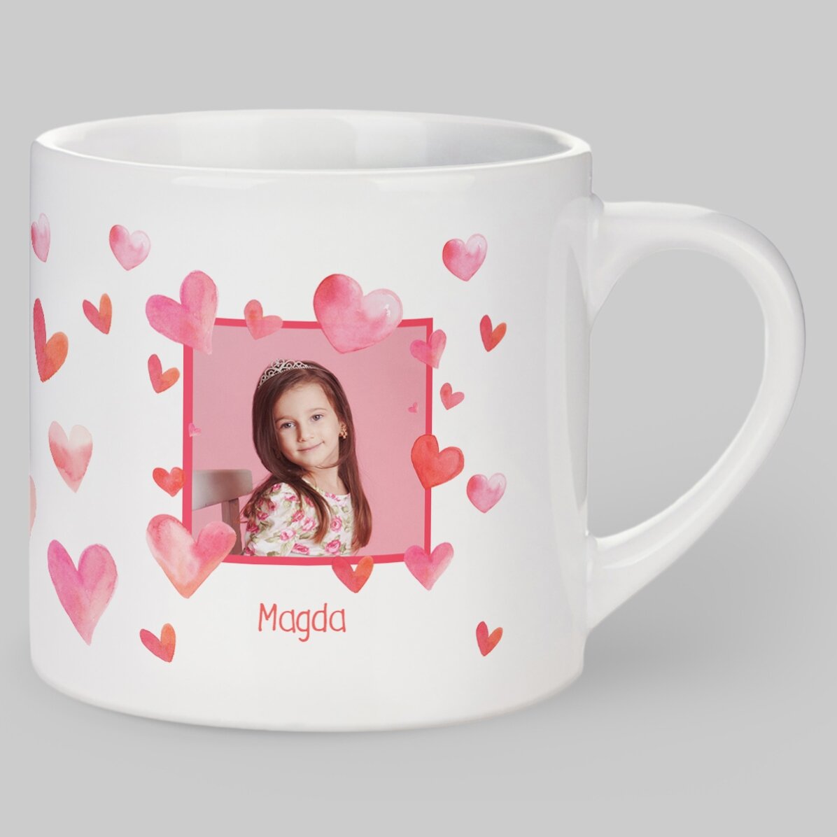 Cană personalizată pentru copii - Hearts