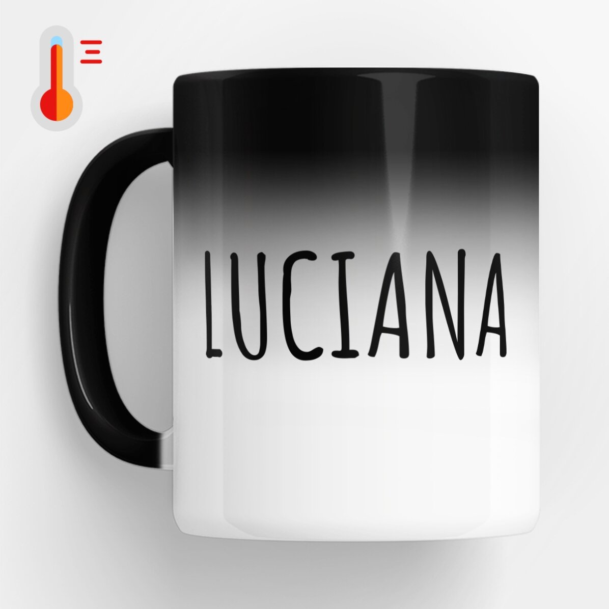 Cană termosensibilă personalizată cu nume