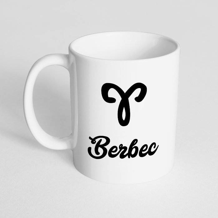 Cană zodiac personalizată cu poză și text - Berbec 