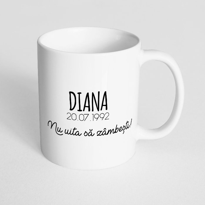 Cană zodiac personalizată cu text - Rac