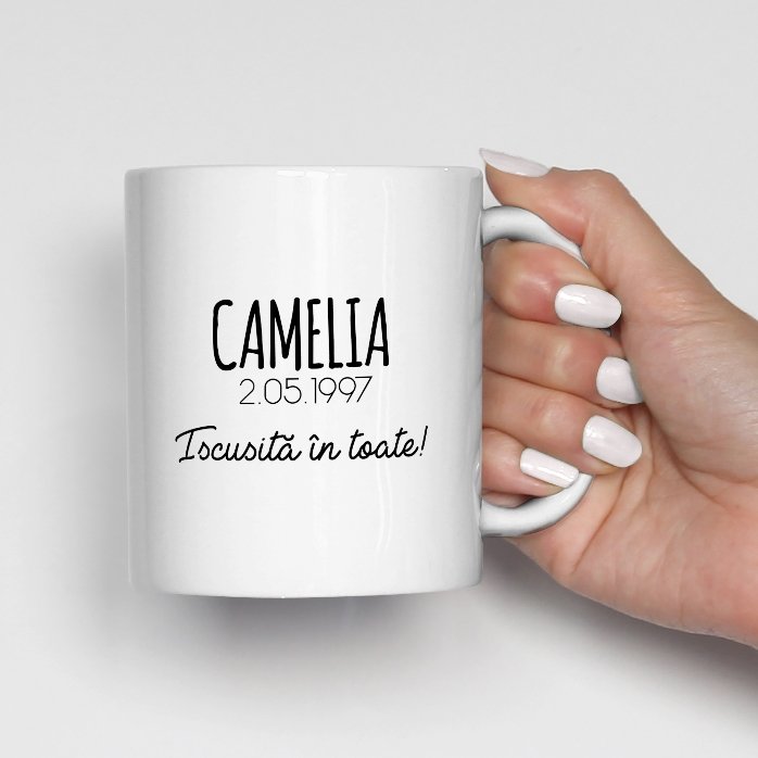 Cană zodiac personalizată cu text - Taur