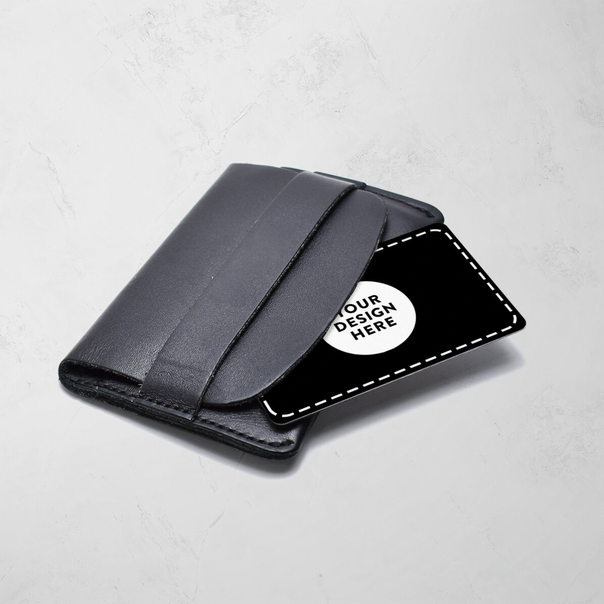 Card aluminiu personalizat față-verso cu grafica ta landscape