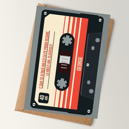 Card personalizat cu mesaj - Clasic