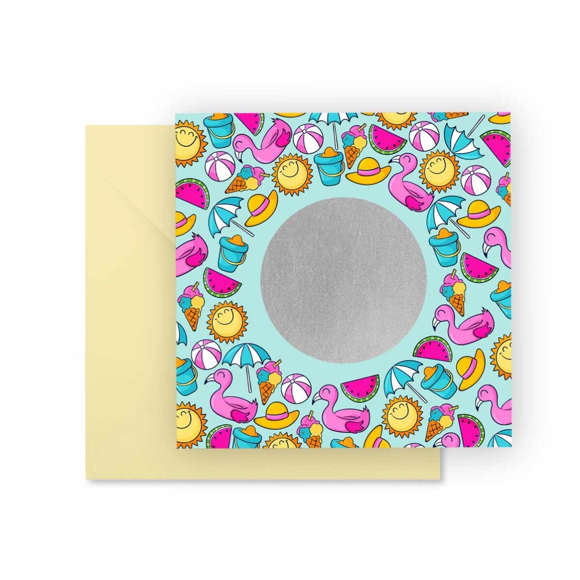 Card răzuibil personalizat cu text - Vacanța