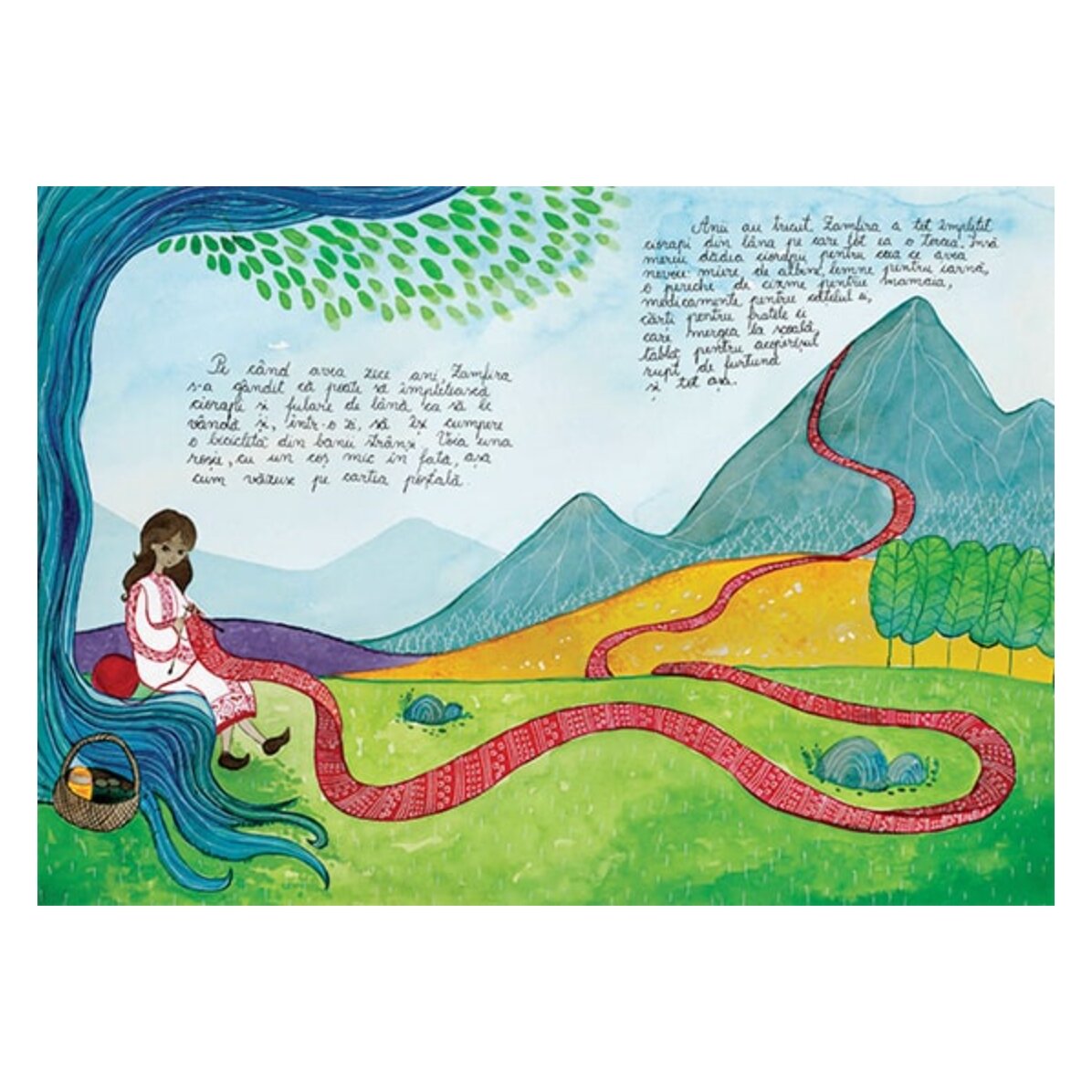 Carte pentru copii cu ilustrații - Bicicleta fermecată