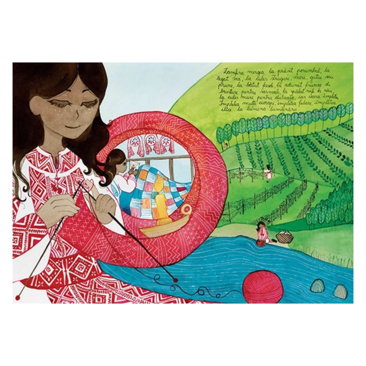 Carte pentru copii cu ilustrații - Bicicleta fermecată