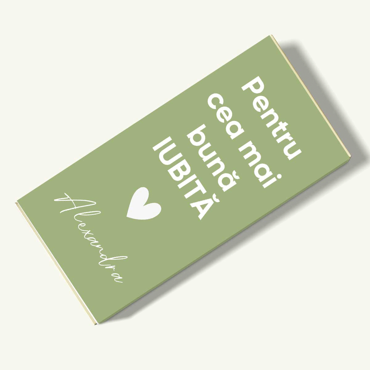 Ciocolată personalizată cu mesaj de apreciere