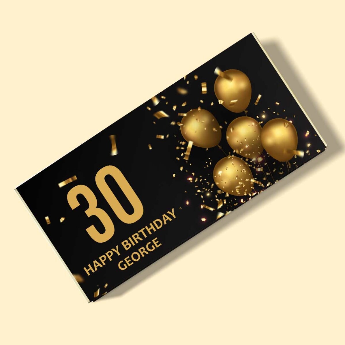 Ciocolată personalizată cu mesaj pentru zi de naștere - Birthday Wish