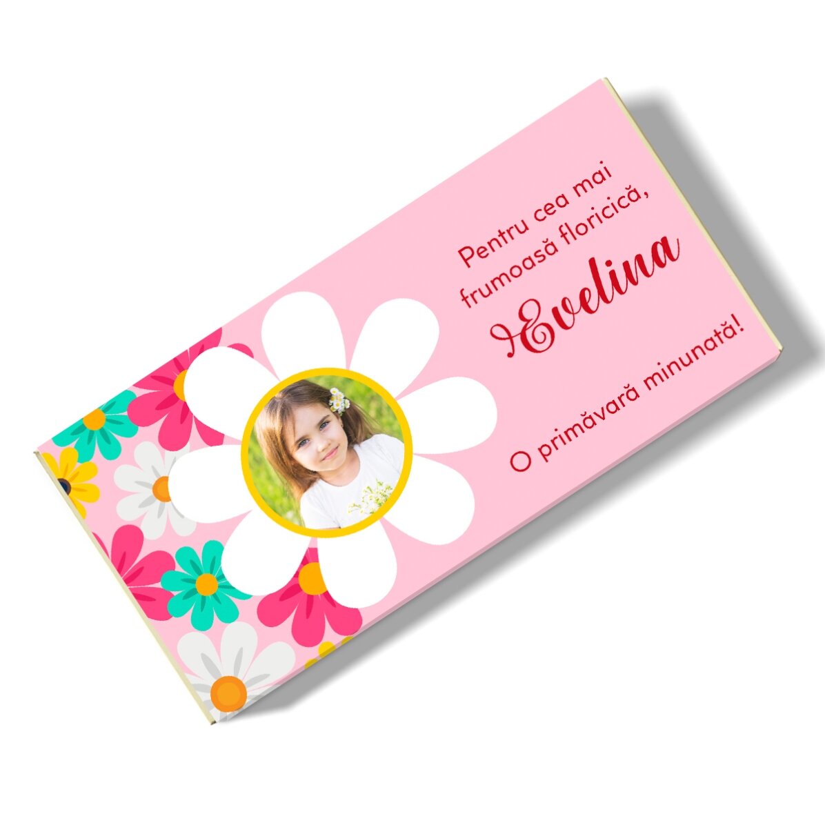 Персонализиран шоколад с послание и снимка - Floricele