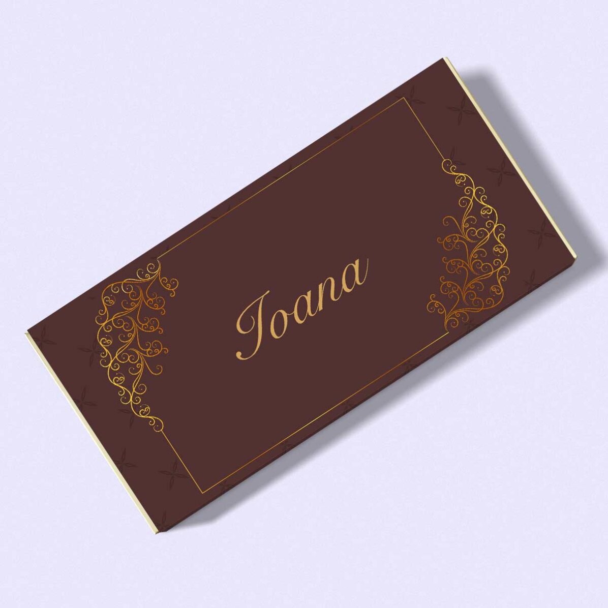 Ciocolată personalizată cu nume și mesaj- Luxury 