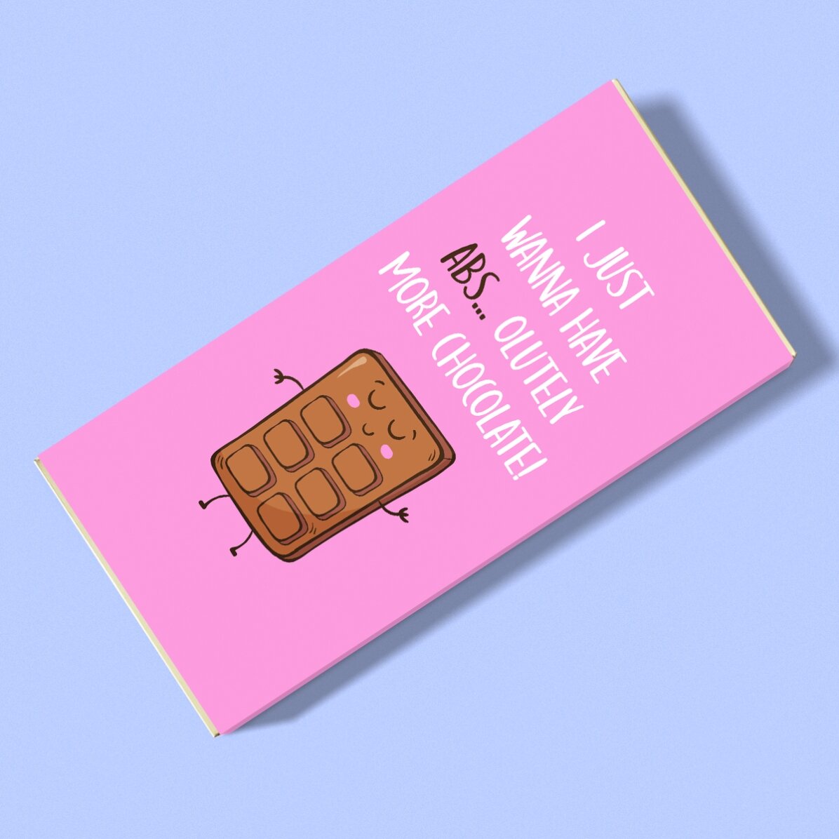 Ciocolată personalizată cu text - Abs