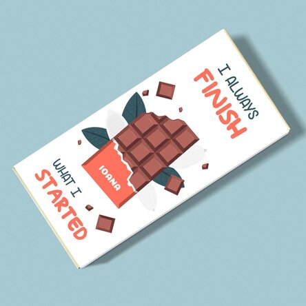 Ciocolată personalizată cu text - Always