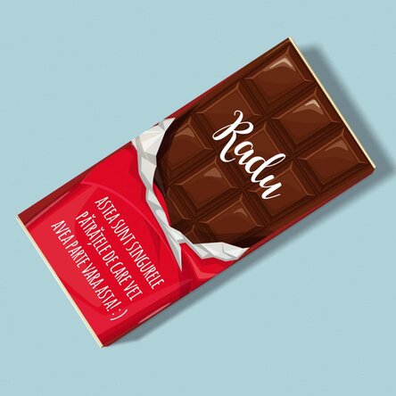 Ciocolată personalizată cu text - Funny