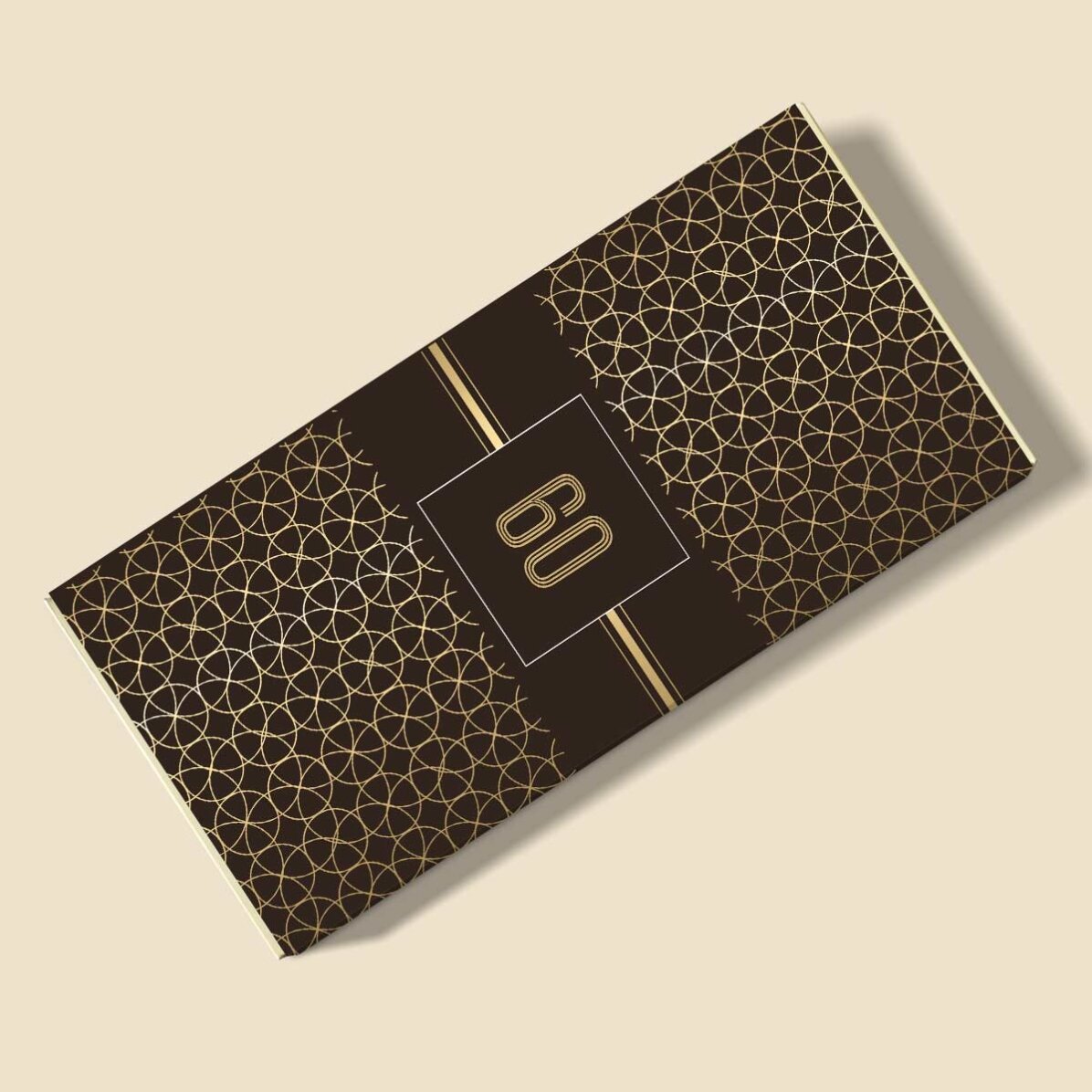 Ciocolată personalizată cu text pentru zi de naștere - Gold