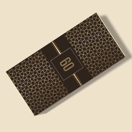 Ciocolată personalizată cu text pentru zi de naștere - Gold